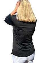 Load image into Gallery viewer, V-Neck Top with UPF50+ Black
