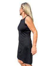 Load image into Gallery viewer, Classic Shift Dress with UPF50+ Black

