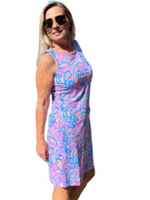 Load image into Gallery viewer, Classic Shift Dress with UPF50+ Paisley
