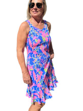 Load image into Gallery viewer, Ruffle Dress with UPF50+ Lily Blue
