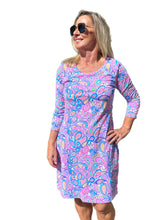 Load image into Gallery viewer, Travel Dress Spring/Summer with UPF50+ Paisley
