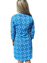 Load image into Gallery viewer, Travel Dress Spring/Summer with UPF50+ Turtles Navy
