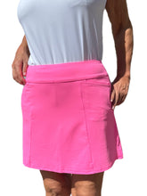 Load image into Gallery viewer, 15&quot; Pull-On Fun Skort with UPF50+ Bright Hot Pink
