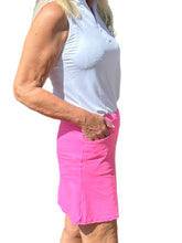 Load image into Gallery viewer, 15&quot; Pull-On Fun Skort with UPF50+ Bright Hot Pink
