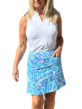 Load image into Gallery viewer, 17&quot; Pull-on Skort with UPF50+ Abstract Blues
