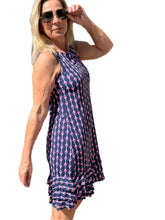 Load image into Gallery viewer, Sleeveless Dress with Ruffles with UPF50+ Martinis
